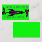 Science Fiction Lesezeichen Business Card Visitenkarte (Vorne/Hinten)