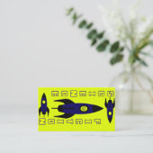 Science Fiction Lesezeichen Business Card Visitenkarte (Stehend Vorderseite)