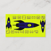 Science Fiction Lesezeichen Business Card Visitenkarte (Vorderseite)
