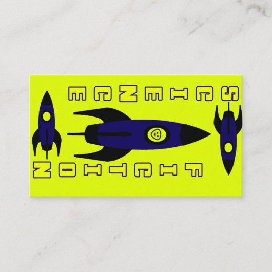 Science Fiction Lesezeichen Business Card Visitenkarte (Vorderseite)