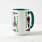 Science Fiction Lesezeichen Tasse (VorderseiteRechts)