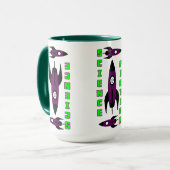 Science Fiction Lesezeichen Tasse (Vorderseite Links)