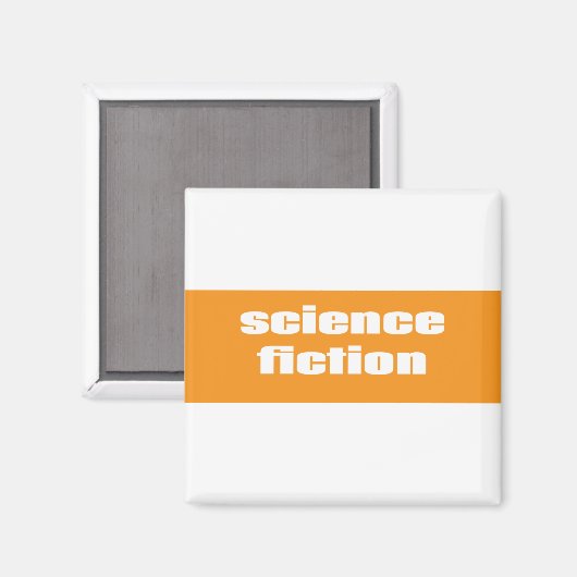 Science Fiction Magnet (Vorderseite/Rückseite)