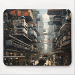 Science Fiction Mousepad<br><div class="desc">Wenn Sie Science Fiction mögen,  ist dieses Design perfekt für Sie. Es zeigt eine Stadt.</div>