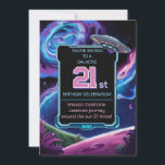 Science Fiction Party Sci Fi Galactic 21. Einladung<br><div class="desc">Warum nicht eine thematische Science Fiction Geburtstagsparty. Wenn Sie an Außerirdischen glauben und von einem UFO mitgenommen werden möchten, werden diese Einladungen an Sie appellieren. Die Liebhaber von Sci Fi haben keine Altersgrenze, also haben Spaß und Raketen in den Weltraum am Geburtstag.</div>