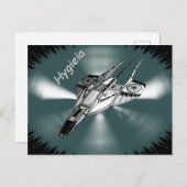 Science Fiction Postkarte (Vorne/Hinten)