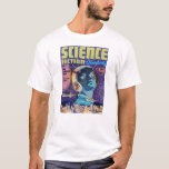 Science Fiction Quarterly November 1952 T-Shirt<br><div class="desc">Ein Foto,  das die Ausgabe vom November 1952 der Science Fiction Quarterly mit einem coolen Retro aussehende schöne Frau in einem Astronautenhelm im Hintergrund,  Retro-Futurismus Schiffe und Stadt im Vordergrund. Ein großartiges Beispiel für Vintage Science Fiction,  Zellstoff,  Deckkunst.</div>