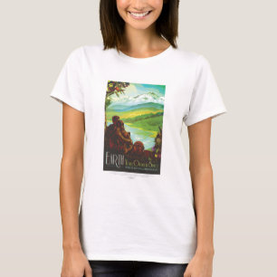 Science-Fiction-Reise-Werbung, Planet Erde T-Shirt