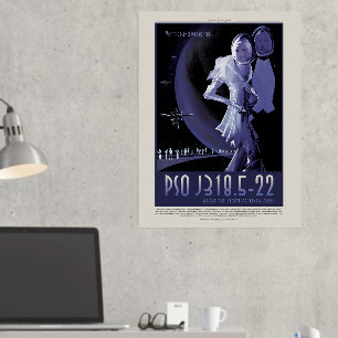 Science-Fiction Reise-Werbung, Planet PSO J318.5-2 Foliendrucke