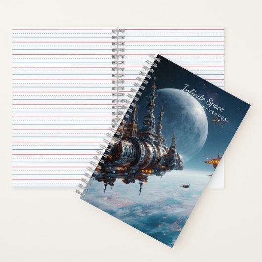 Science-Fiction-Schreibheft Journal Notizblock (Innen)