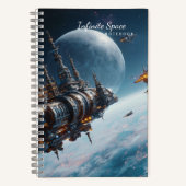 Science-Fiction-Schreibheft Journal Notizblock (Vorderseite)