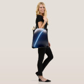 Science-Fiction Schwarz-Weiß Tasche (Am Model)