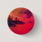 Science-Fiction "Seas of Fire" molten Lava Alien w Button (Vorderseite)