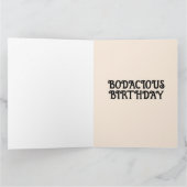 SCIENCE FICTION SKINTIGHT LEDER FRAU GEBURTSTAG C KARTE (Innenseite)