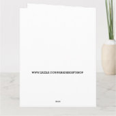 SCIENCE FICTION SKINTIGHT LEDER FRAU GEBURTSTAG C KARTE (Rückseite)