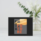Science Fiction Space Ufo Alien Sci-Fi Funny Gift Postkarte (Stehend Vorderseite)