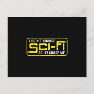 Science Fiction Space Ufo Sci-Fi Alien Funny Gift Postkarte