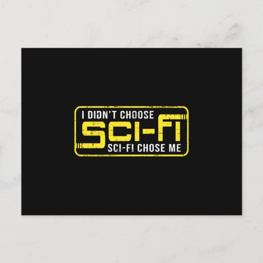 Science Fiction Space Ufo Sci-Fi Alien Funny Gift Postkarte (Vorderseite)