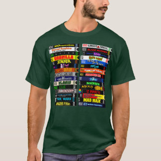 Science Fiction VHS-Stapel T-Shirt