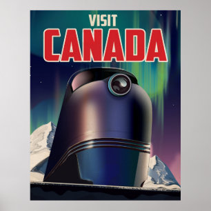 Science-Fiction-Visit-Canada-Reiseplakat Poster