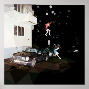 Science Fiction von Brand New Poly Art Poster