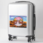 Science Fiction Wasserfarben Dimension Kunst Aufkleber (Koffer)