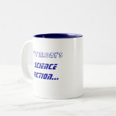 Science Fiction-Wissenschafts-Tatsachen-Tasse Zweifarbige Tasse (Vorderseite Links)