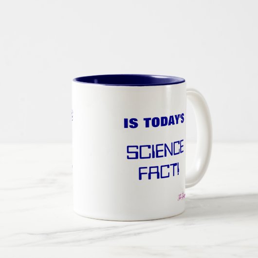 Science Fiction-Wissenschafts-Tatsachen-Tasse Zweifarbige Tasse (VorderseiteRechts)