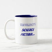 Science Fiction-Wissenschafts-Tatsachen-Tasse Zweifarbige Tasse (Links)