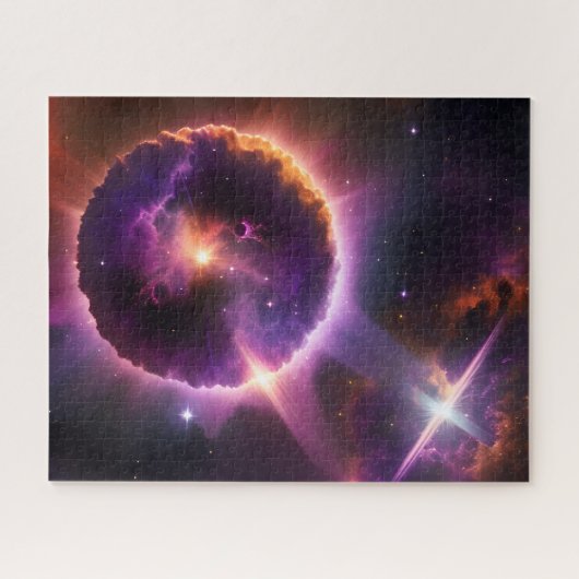 Science Fictional Cosmic Lila Universe Puzzle (Horizontal)