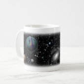 Science Fictionplaneten-Tasse Kaffeetasse (Vorderseite Links)