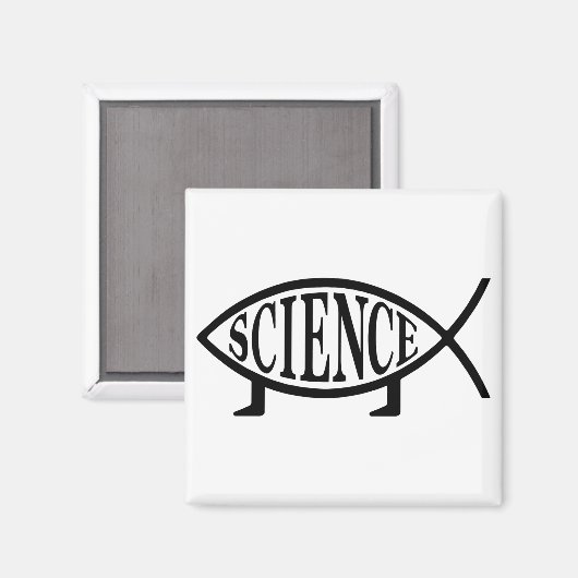 Science Fish Magnet (Vorderseite/Rückseite)