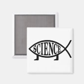 Science Fish Magnet (Vorderseite/Rückseite)