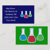 Science Flask Business Cards Visitenkarte (Vorne/Hinten)