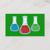 Science Flask Business Cards Visitenkarte (Rückseite)