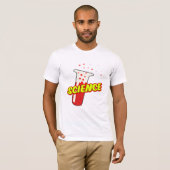 Science Flask Cartoon T-Shirt (Vorne ganz)