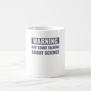Science Funny Scientist Talkin Über Wissenschaft Kaffeetasse
