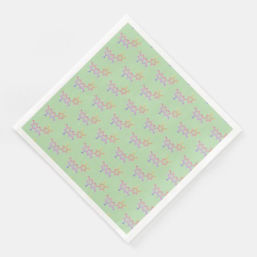 Science Garden Party Molecule Napkins Serviette (Ecke)