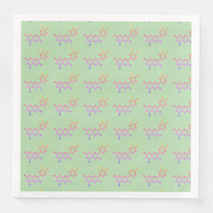 Science Garden Party Molecule Napkins Serviette