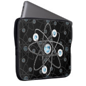 Science Geek Atom Symbol Laptop Sleeve (Vorne Rechts)