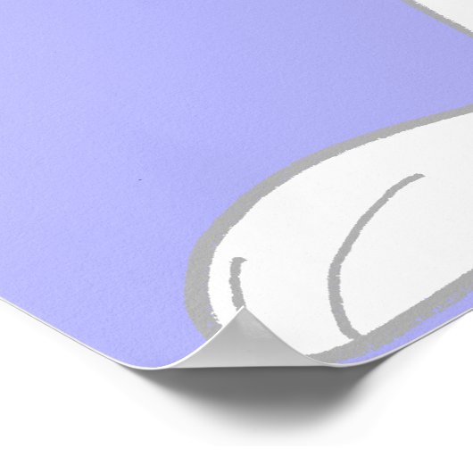 Science Geek Labrador Rat Poster Print (Ecke)