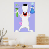 Science Geek Labrador Rat Poster Print (Küche)