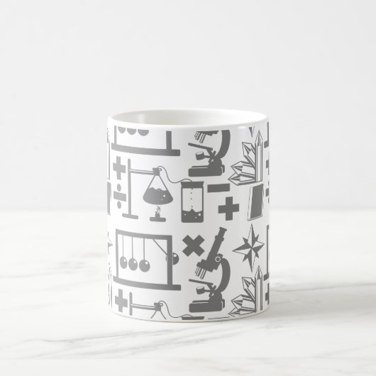 Science Geek Nerd Pattern Verwandlungstasse (Mittel)