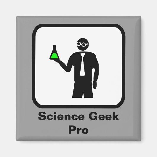 Science Geek Pro Magnet (Vorne)
