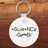 Science Geek Schlüsselanhänger (Vorderseite)