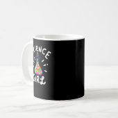 Science Girl Chemistry Biology Student Teacher Gif Kaffeetasse (Vorderseite Links)