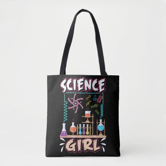 Science Girl Chemistry Laboratory Scientist Tasche (Vorderseite)