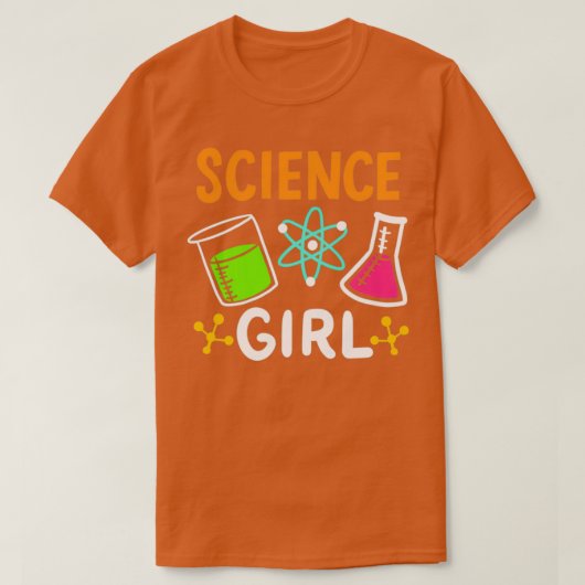 Science Girl Future Chemie Biologe Lehrerin Stu T-Shirt (Design vorne)