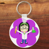 Science Girl Schlüsselanhänger (Vorderseite)
