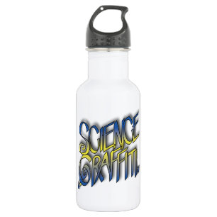 Science Graffiti Edelstahlflasche